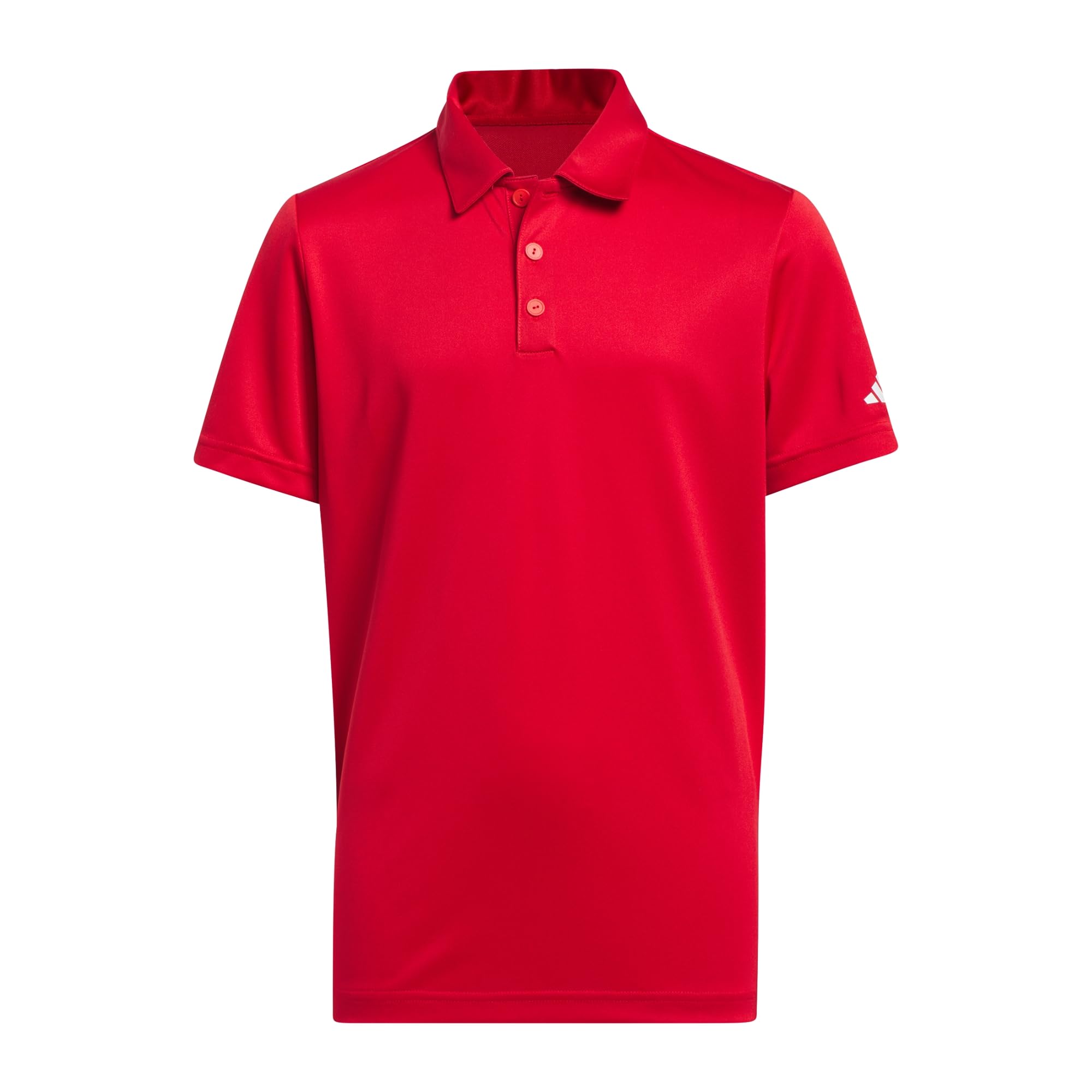 adidas Boy's Performance Short Sleeve Polo Shirt Kids, COLRED, 7-8 Years