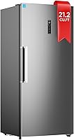 Upstreman UF212 21.2 Cu Ft Convertible Upright Freezer - Energy Star Frost Free Stainless Steel Touch Control