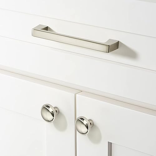 Miniatura 82 de khtumeware - Paquete de 10 pomos redondos de 1 pulgada (25 mm) de diámetro, acabado de latón antiguo, pomos de bola para alacena