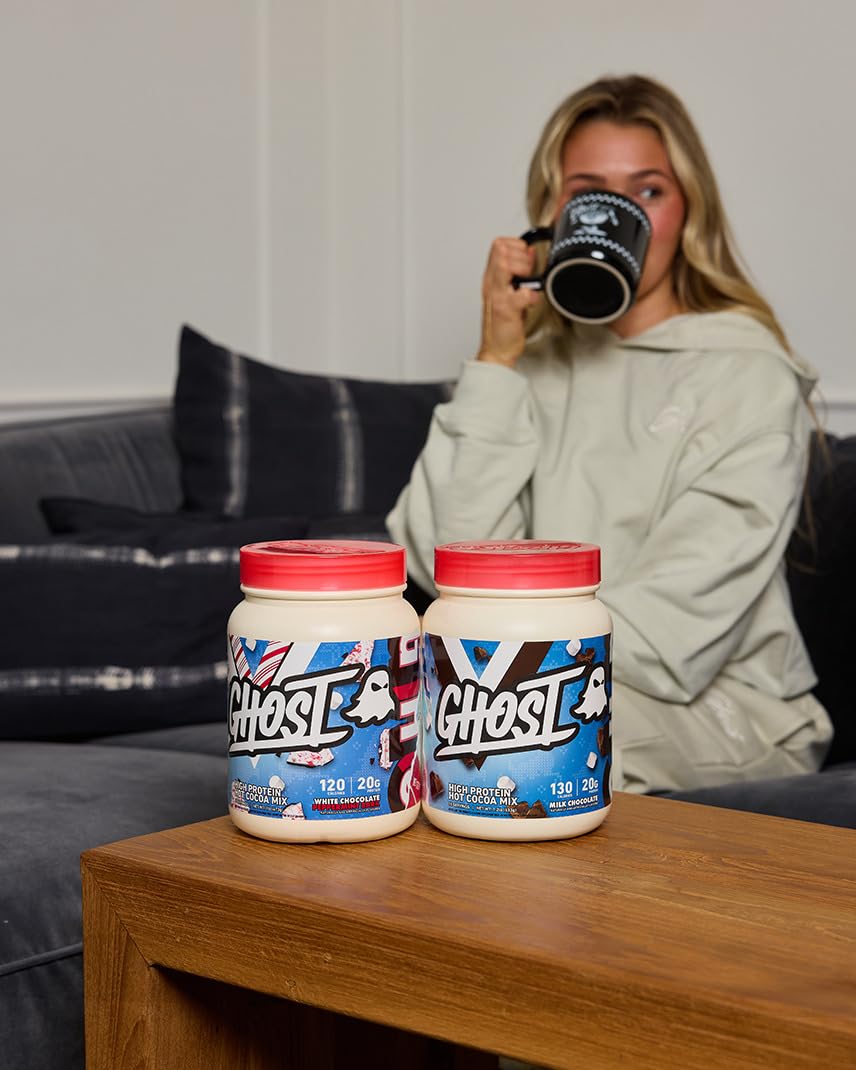 GHOST High Protein Hot Cocoa Mix | 20g Hydrolyzed Whey Protein