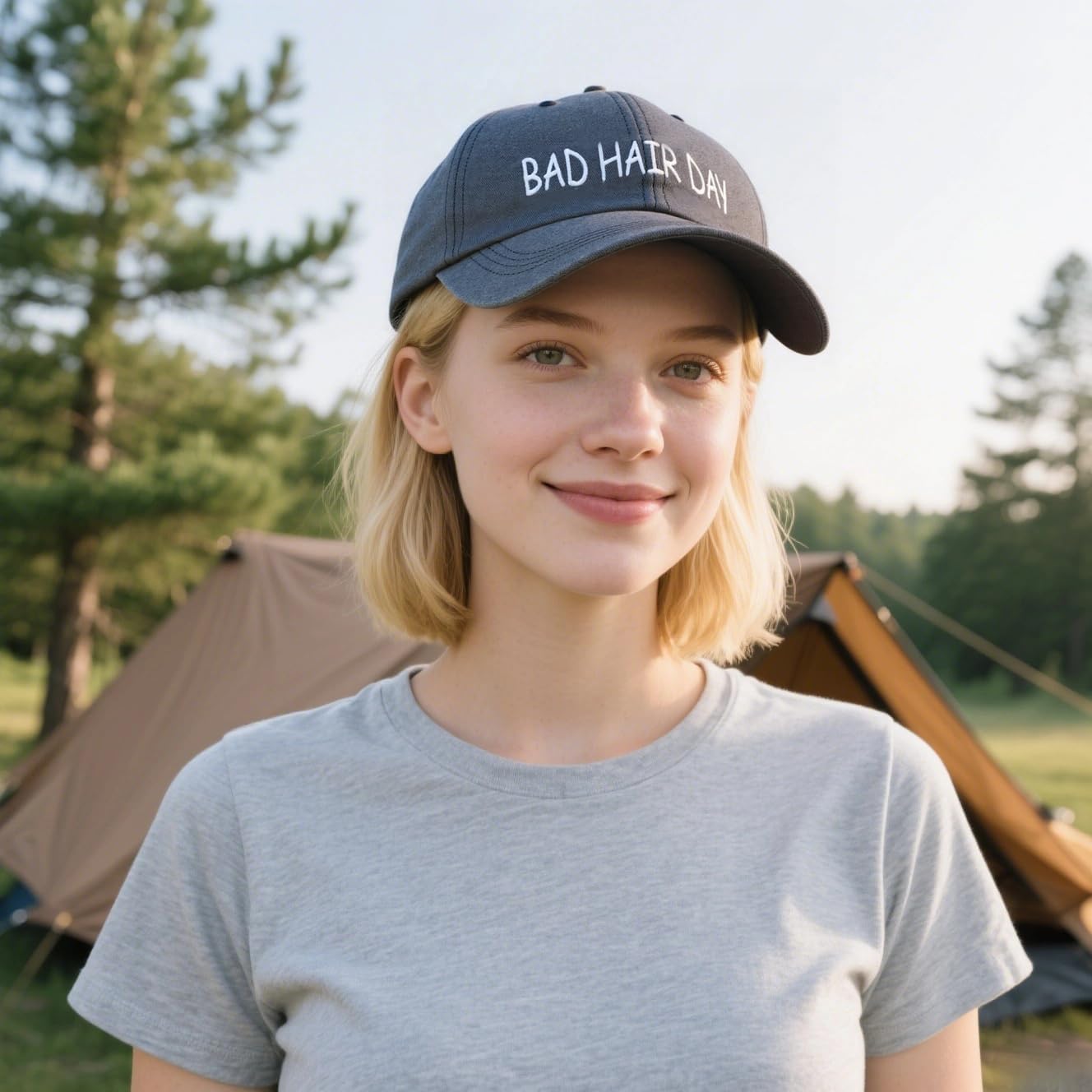 Waldeal Women's Bad Hair Day Hat, Embroidered Adjustable Mom Baseball Cap - Image 6