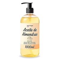 PLANTAWA Olio di Mandorle Dolci 1L con DOSER | Olio di Mandorle per il Corpo