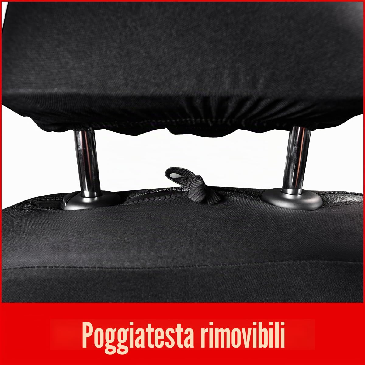 AUTOYOUTH Copri Sedili Auto Universali, Compatibile con Airbag Laterale, Nero