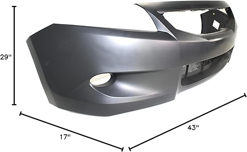 Miniatura 6 de Garage-Pro Cubierta de parachoques delantero compatible con Honda Accord Primed 2008-2010, Coupé