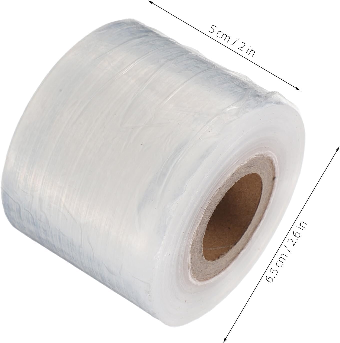 TIDTALEO 16 Rolls Mini Stretch Film Wrap 5cm Wide Plastic Food Wrap Roll for Takeout Catering Cling Film Cover Food Preservation and Packaging