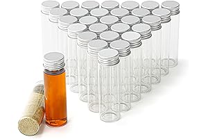 50ml Glass Vials with Aluminum Screw Caps