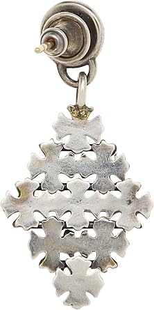 Pre-Loved Sterling Chain Maille Earring, Silver