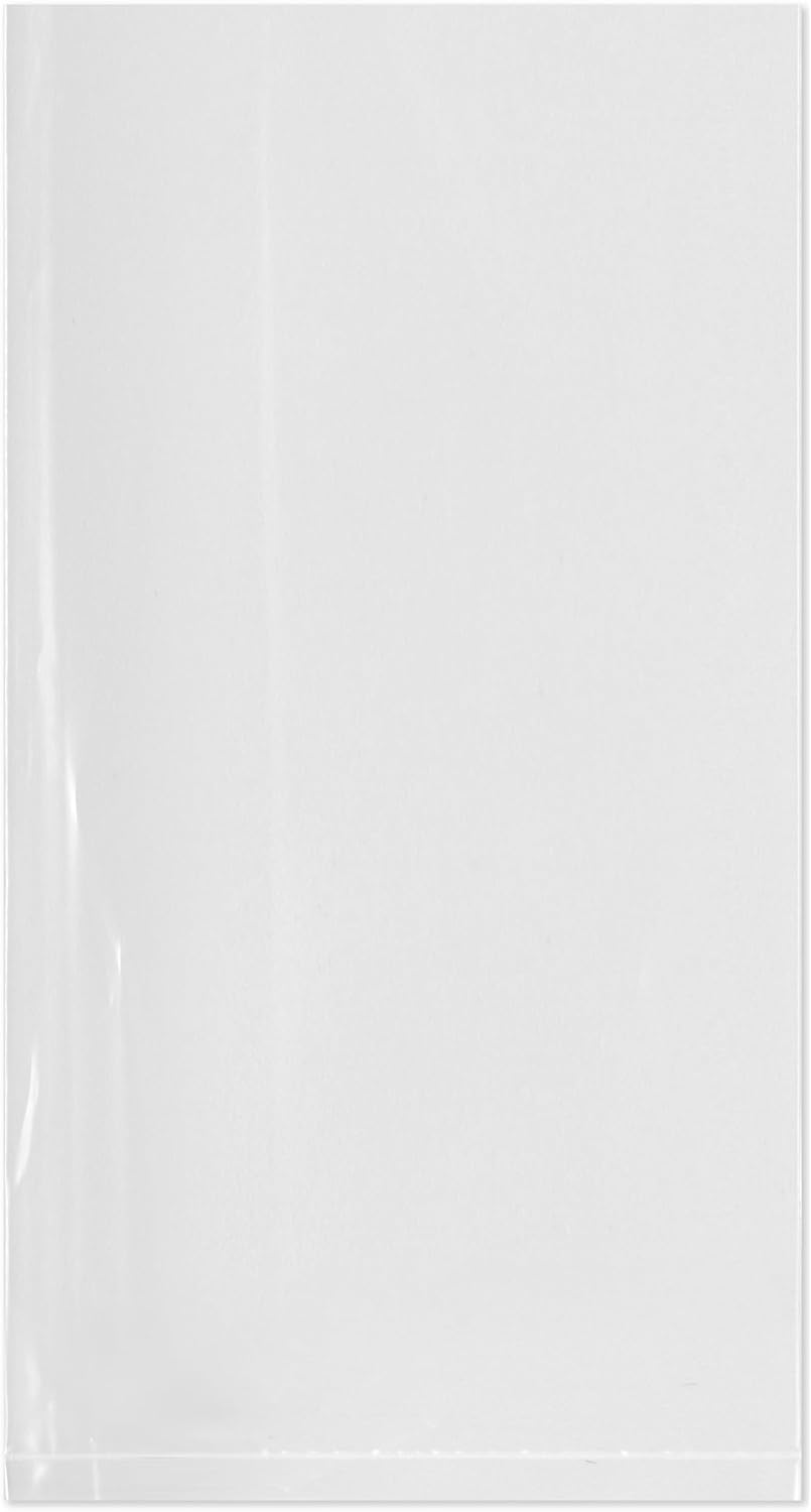 Plymor 8 x 15 (Pack of 200), 2 Mil Flat Open Clear Plastic Poly Bags