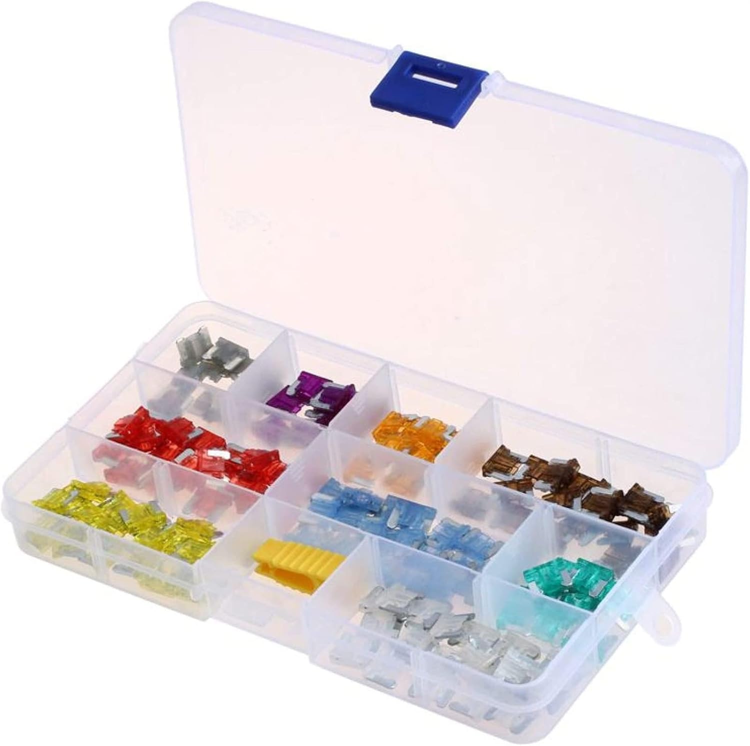 140pcs Assorted Auto Car Truck Micro Mini Blade Fuse Assortment 2 3 5 7. 10 15 20 25 30 35 40AMP Boat SUV Automotive