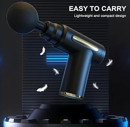 Miniatura 4 de Pistola de masaje, masajeador de tejido profundo de mano, carga USB, pistola muscular de percusión para atletas