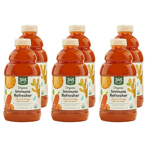 Miniatura 9 de Whole Foods Market, Refrescante inmunológico orgánico, mezcla de jugo saborizado de concentrado, zanahoria morada, remolacha y cereza con saúco y