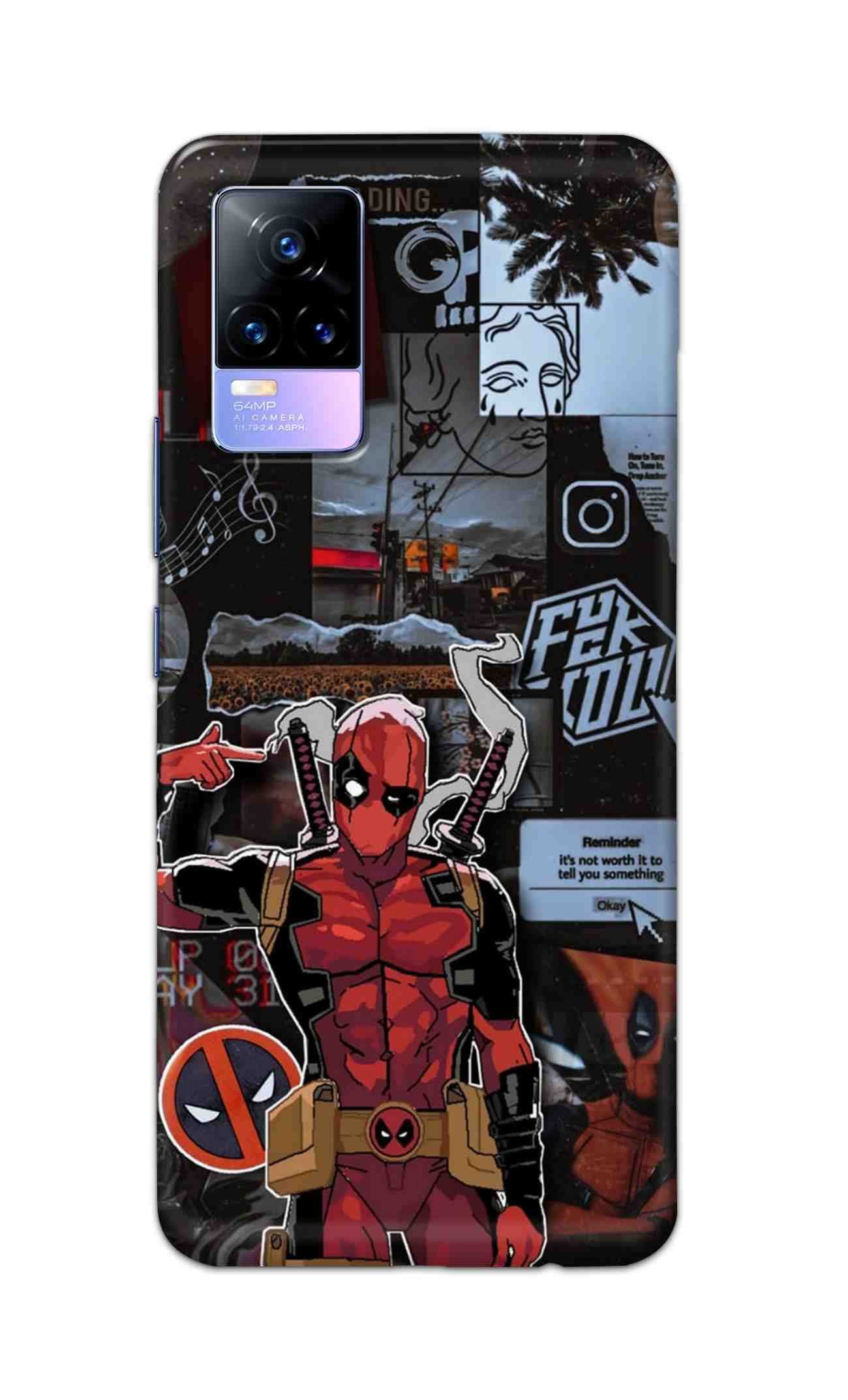 NDCOM for Vivo Y73 Back Cover Superhero Collage Printed Hard Case-image-3