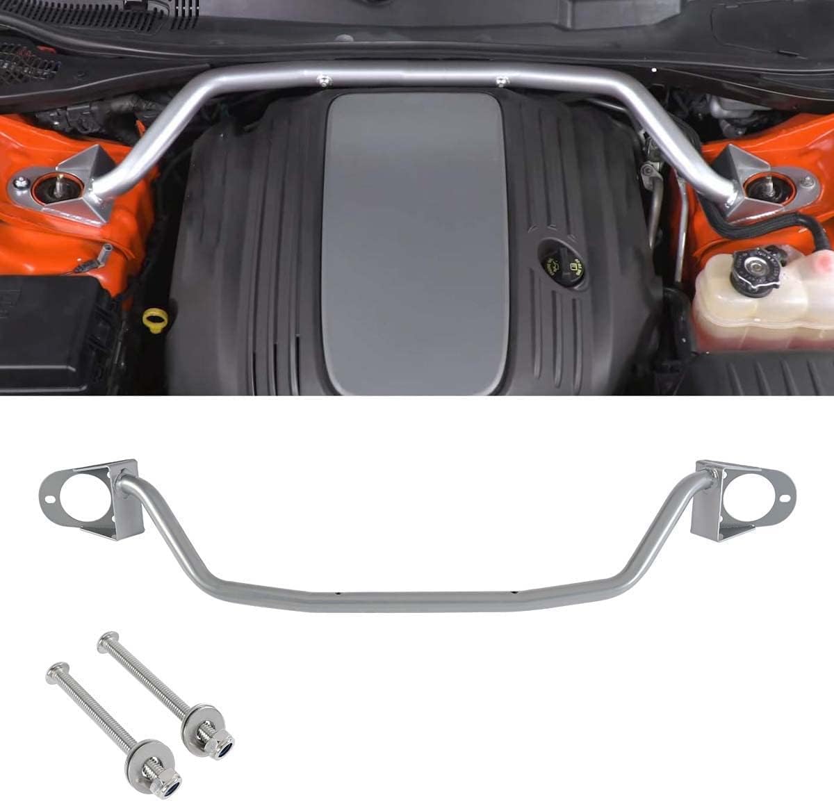 Front Strut Shock Tower Brace Bar Suspension Replacement for Dodge Chrysler 300 2005-2020 for Charger for Challenger for Magnum(OEM P5155950/ P5155002)