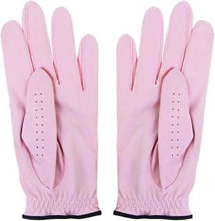 IZAKOV Women Golf Gloves Both Hands | Cartoon Rabbit Ladies Golf Gloves All Weather,Wear-Resistant and Breathable for Left Right Hand Golf Rain Gloves