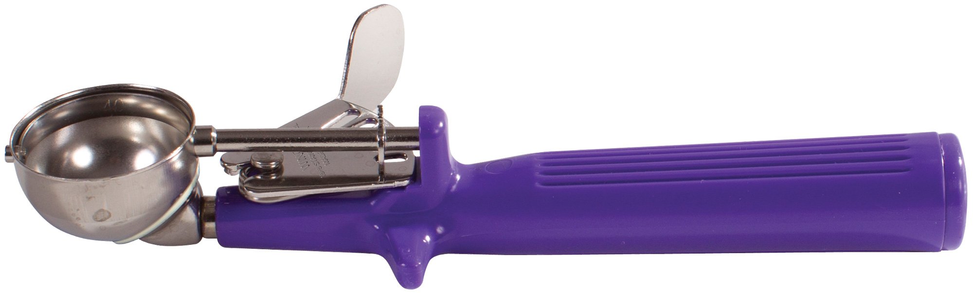 WincoICOP-40 Ice Cream Disher with Purple Handle, Size 40, Stainless Steel