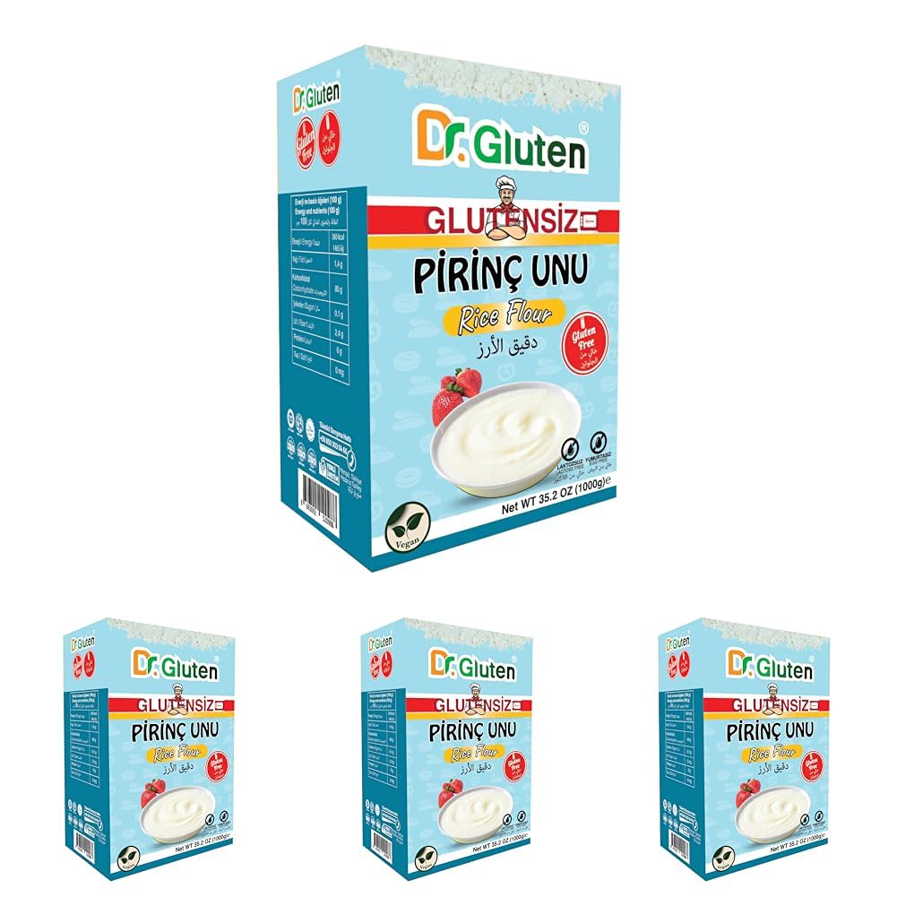 Dr. Gluten Glutensiz Pirinç Unu (4 paketi)