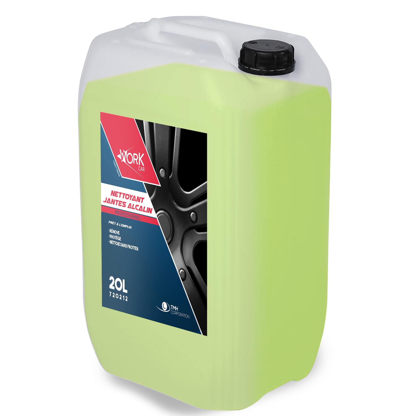 Limpiador de Llantas Profesional alcalino superpotente 20 l – Renovación eficaz de Llantas Listo para Usar – Elimina fácilmente Las Manchas