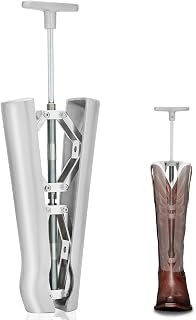 Boot Calf & Shaft Stretcher, Cast Aluminium Shoe Sretchers for Cowboy, High, Leather & Work Boots, Boot Calf Stretcher Relieves Boot Tightness on Ankle & Calf