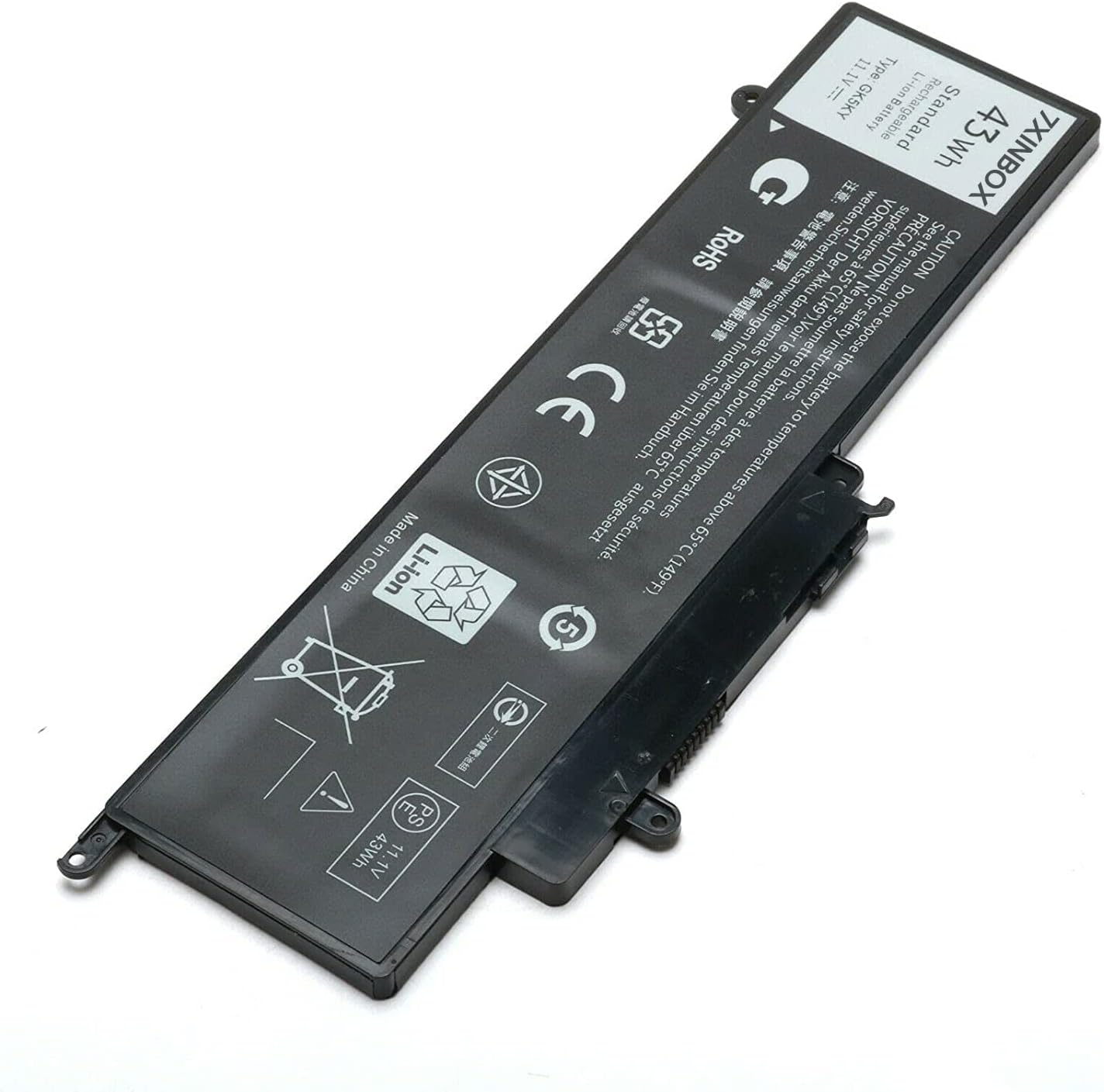 11.1V 43Wh GK5KY 0GK5KY 4K8YH 0WF28 Laptop Battery Compatible with Dell Inspiron 11 3147 3148 3152 3153 3157 3158 Inspiron 13 7347 7348 7352 7353 7359 15 7558 7568 92NCT 092NCT