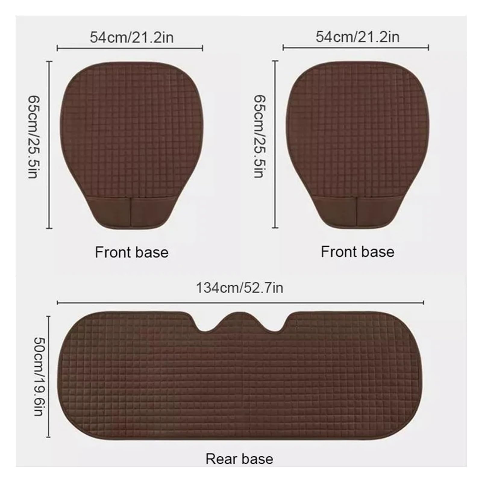 Funda De Lino para Asiento De Coche, Transpirable, De Verano, Antideslizante, para Silla Funda Asiento(Gray Full Set)