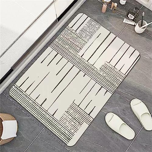Alfombrilla ducha para suelos secos con alfombra baño antideslizante lavable 2