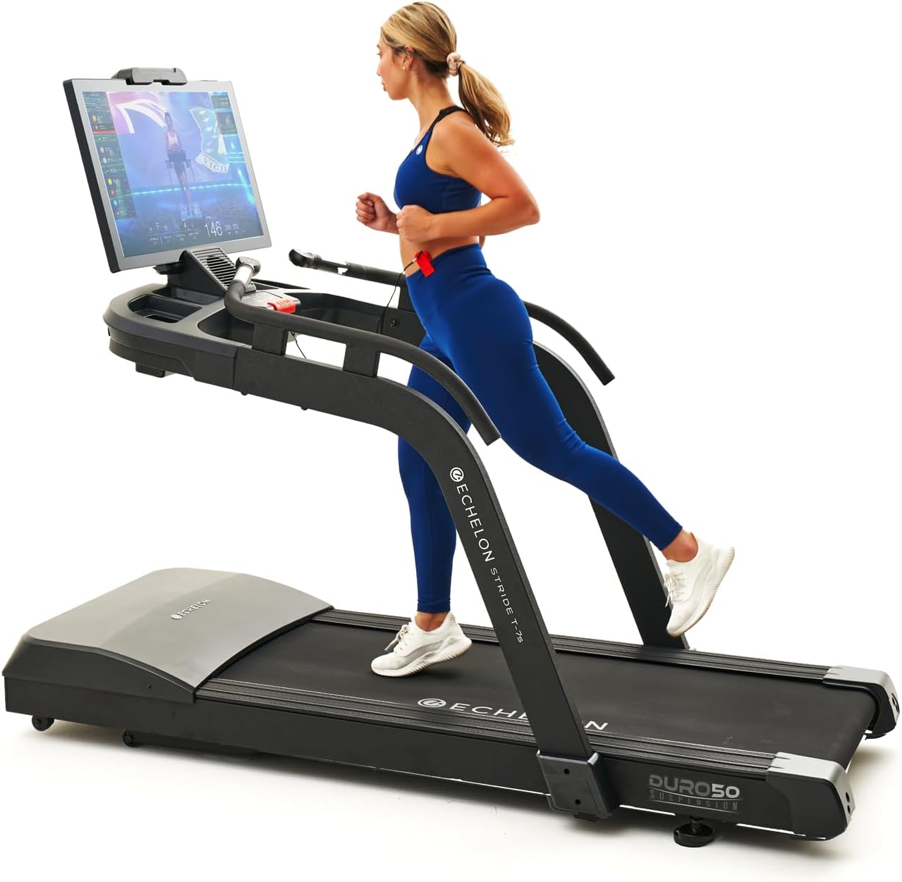 Echelon Smart Foldable Treadmill 350 Lb Capacity Treadmill with Incline
