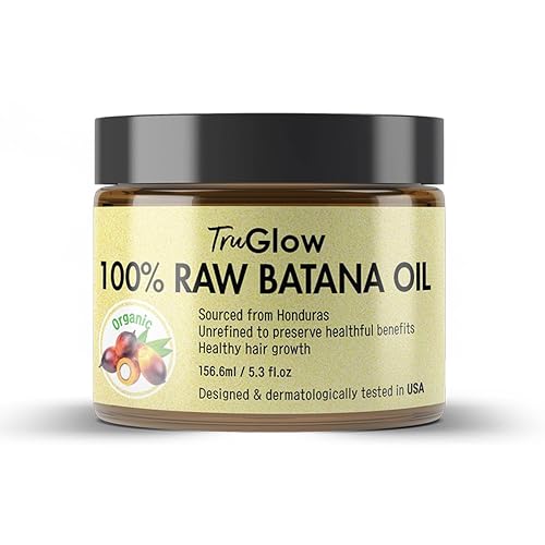 TruGlow Aceite de batana 100% crudo y sin refinar  Hidratante natural para cuero cabelludo seco, brillo y cabello saludable  Aceite nutritivo para