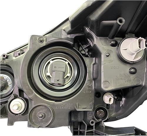 Miniatura 7 de Conjunto de faros delanteros compatible con Honda Accord 2013-2015 de 4 puertas Sedan halógeno de repuesto  lado izquierdo del conductor y lado