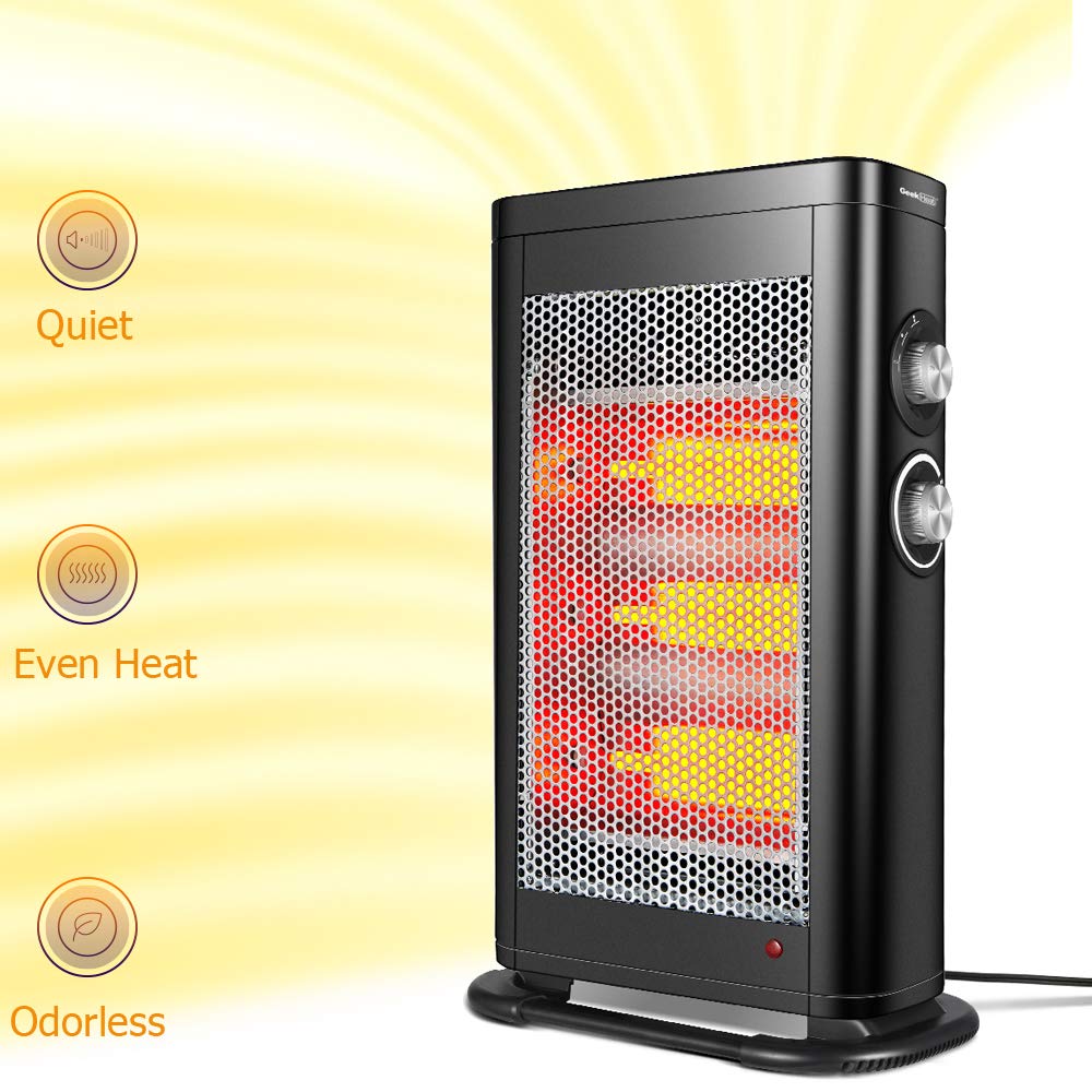 Buy GEEK HEAT Infrared Convection Heater,1000W/1500W Electric Space
