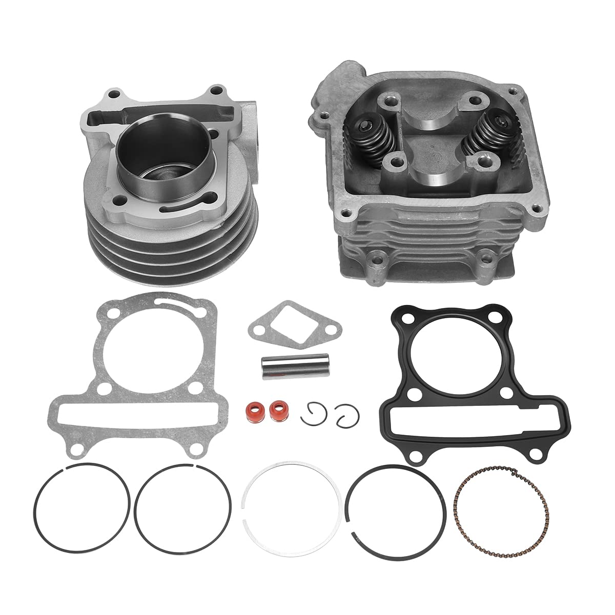 YONGYAO Zestaw do przebudowy glowicy cylindra 69mm Big Bore do skutera 139QMB GY6 50cc 60cc 100cc