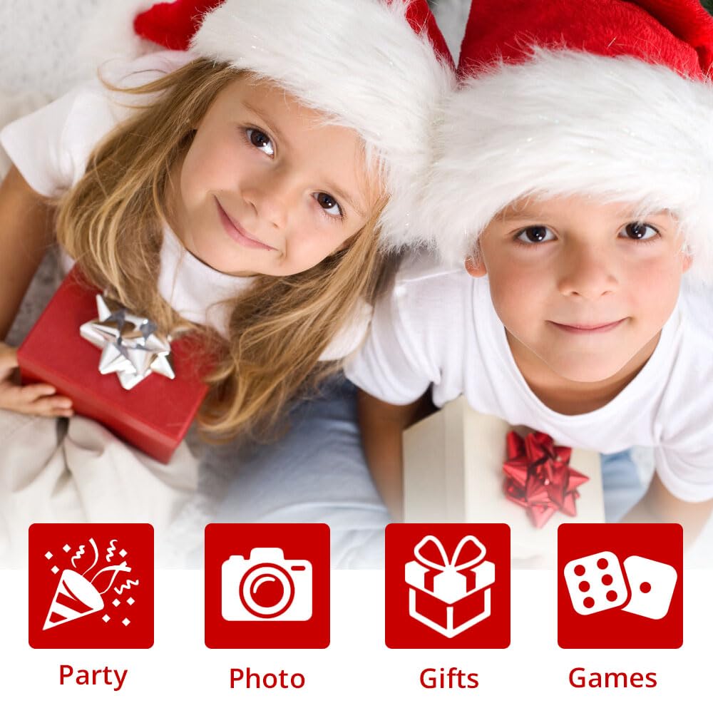Jonami Santa Hat Christmas Hat for Child (3-4 Years) in Plush - Image 4
