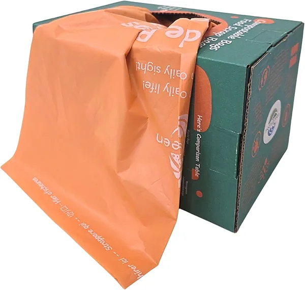 Moonygreen Compost Bags, Trash Bags 3 Gallon, Extra Thick, US BPI ASTM D6400 Certified Compostable Food Scrap Kitchen Waste Bags, 100 Count