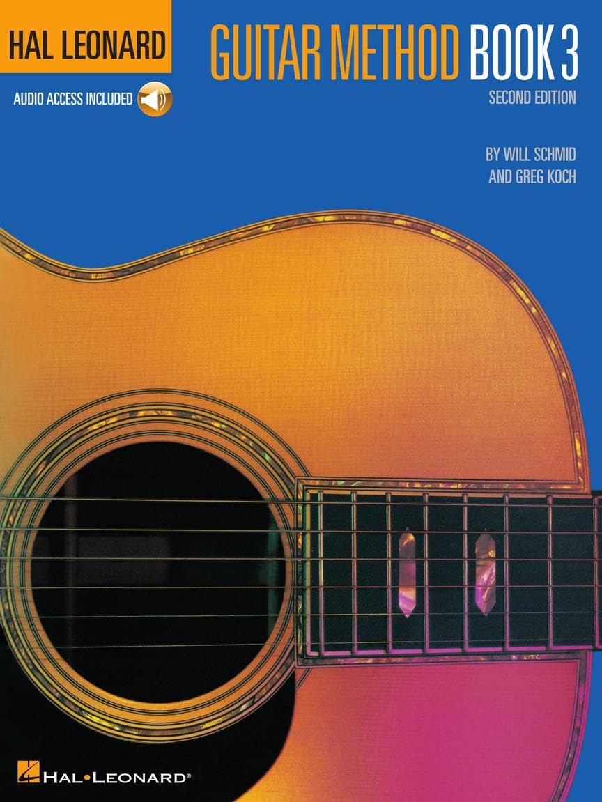 Hal Leonard Guitar Method Book 3 - Second Edition | Guitar Sheet Music with Online Audio Tracks | Instructional Guitar Songbook for Intermediate Players | Guitar Chord Book and Guitar Learning Book