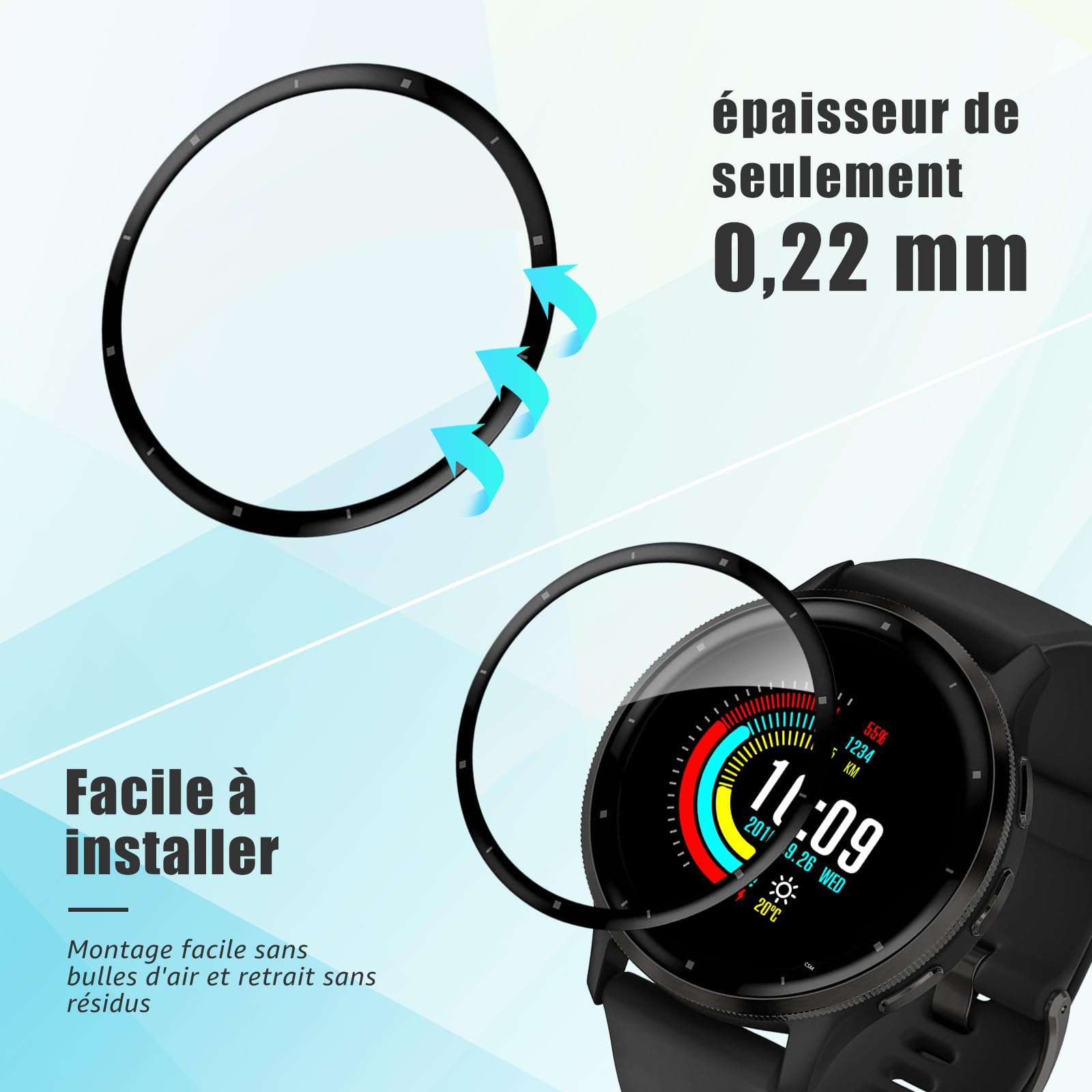 Verre Trempé Pour Garmin Venu 3 45Mm Protection Écran [2 Pièces