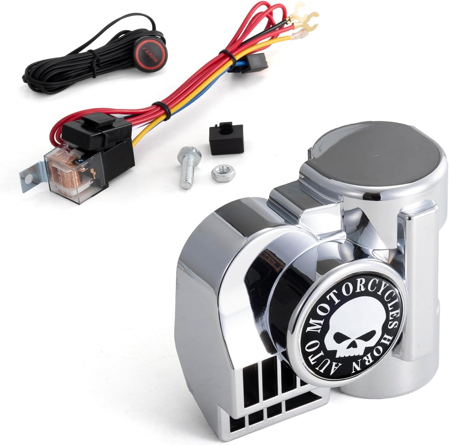 FARBIN Air Horn for Motorcycle Train Horns for Car Truck