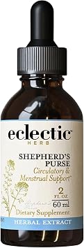 Eclectic Herb - Shepherds Purse Extract | Soothing Digestive Support for Gastrointestinal Health | Non-GMO, Gluten-Free 2 fl oz | 60 ml
