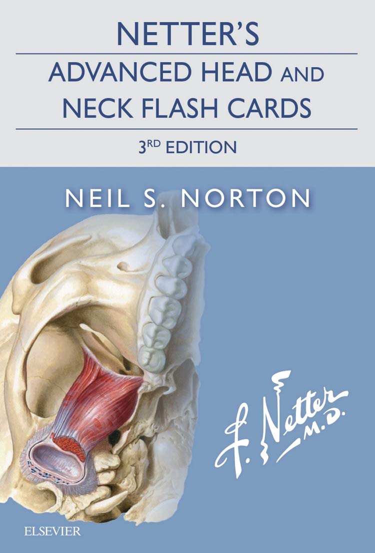 Netter's Advanced Head and Neck Flash Cards (Netter Basic Science)      3rd Edition