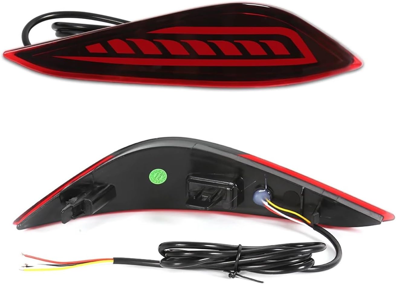 Car Rear Bumper Fog Lamp Reflector Brake Light Park Driving Turn Signal 3 Function | Compatible With Toyota Rush 2018 2019 2020(B set)