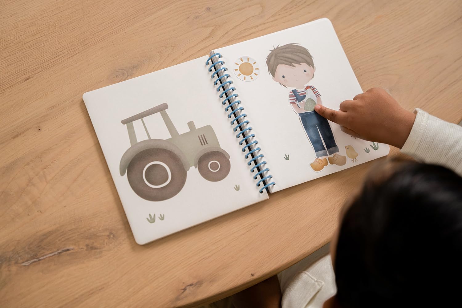 Little Dutch Libro con adesivi Dress me up Jim & Friends