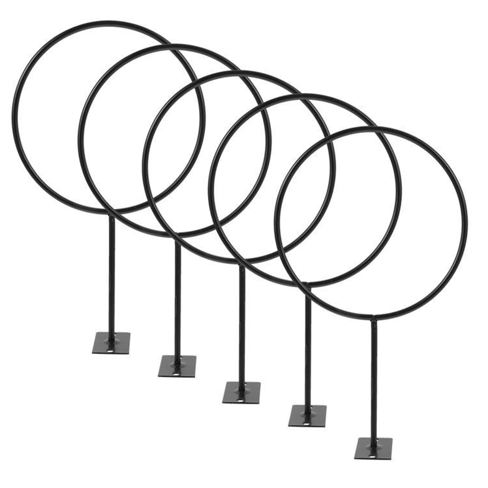 6 Pièces Support Mural pour Ballon, Support en métal de Balle Mural Universel, Supports Mural pour Ballon de Sport, Support de Ballon muralavec vis, pour Football, Volleyball, Basketball (Noir)