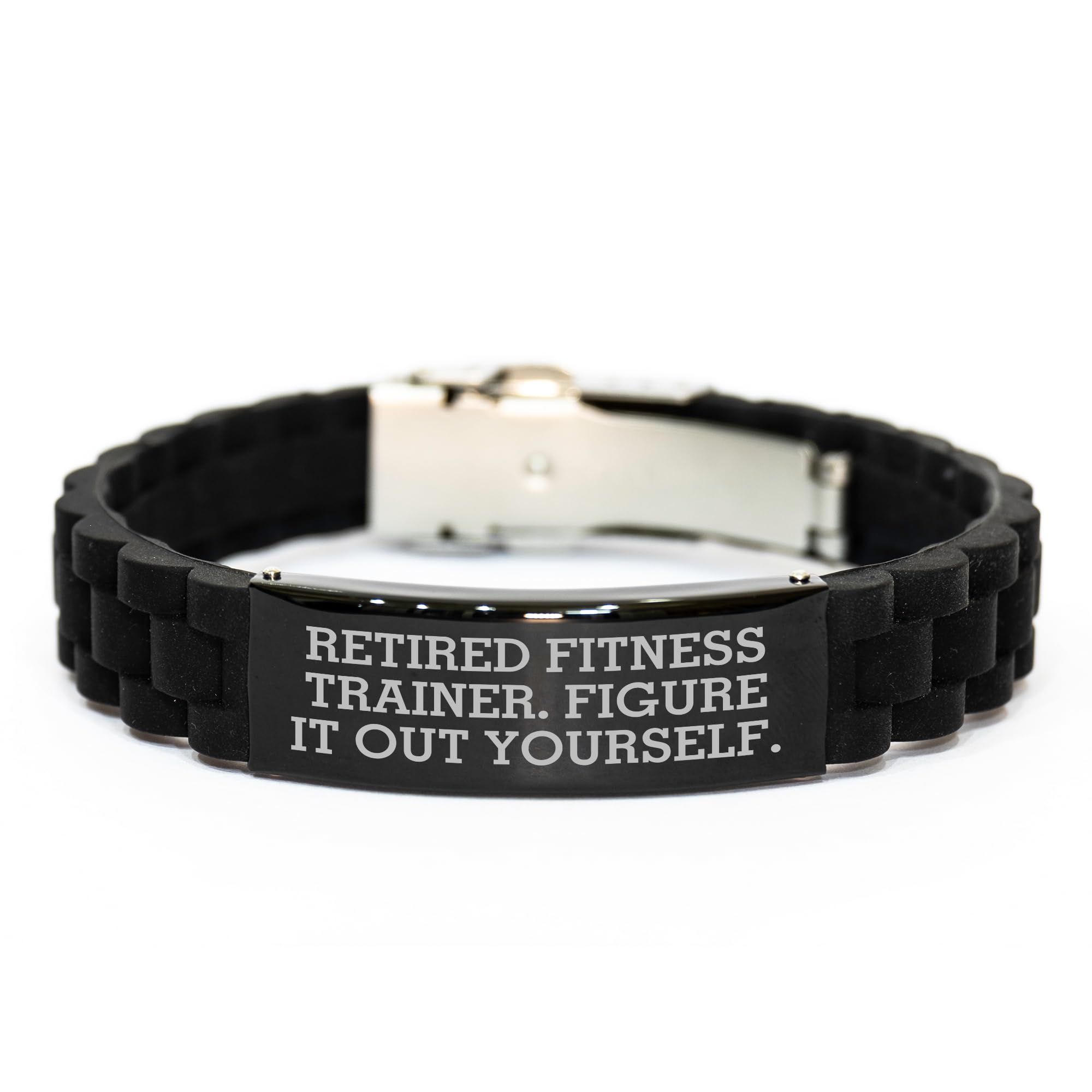 Fitness Trainer's Favorite Glide lock Clasp Birthday Unique Gift - Retired Trainer's Advice: Figure It Out Yourself, Friends!
