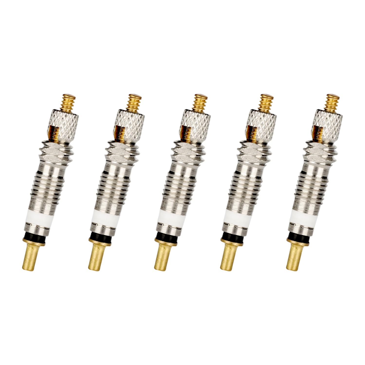 5 pezzi Valvole Presta Valvole Universale，Nucleo Valvola Pneumatico per Tubeless Road Bike Valvola della Bicicletta, Valvola Nucleo