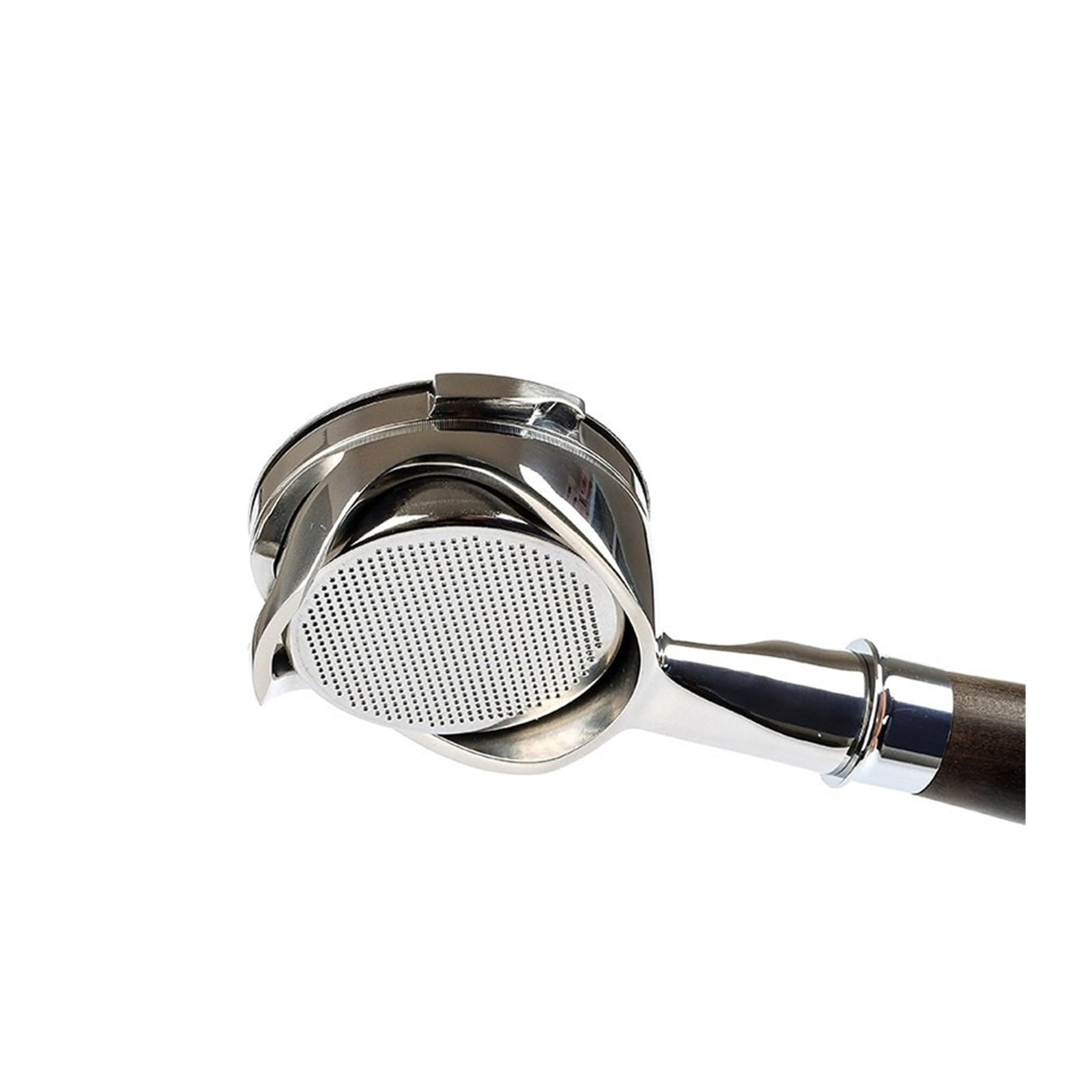 58MM 2 Orejas, Compatible Con WPM, Portafiltro Sin Fondo Hueco For Café, Compatible Con Welhome, Filtro De Mango De Espresso De Acero Inoxidable Kd310510210s330(Compatible for 58MM-Welhome-sil)