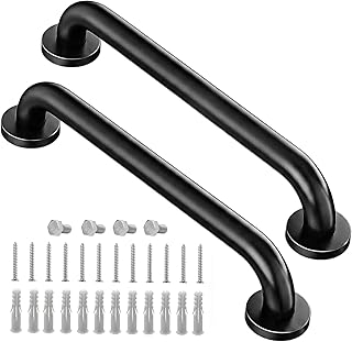 2 Pack Shower Grab Bars for Bathtubs and Showers, Stainless Steel Handicap Grab Bars