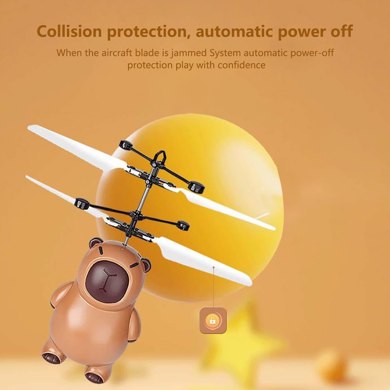Helicopter Toy for Kids, Motion Sensored Figure Airplane, Flying Figure Toy, for Kids Children Boys Girls Indoor Outdoor Park Backyard Christmas