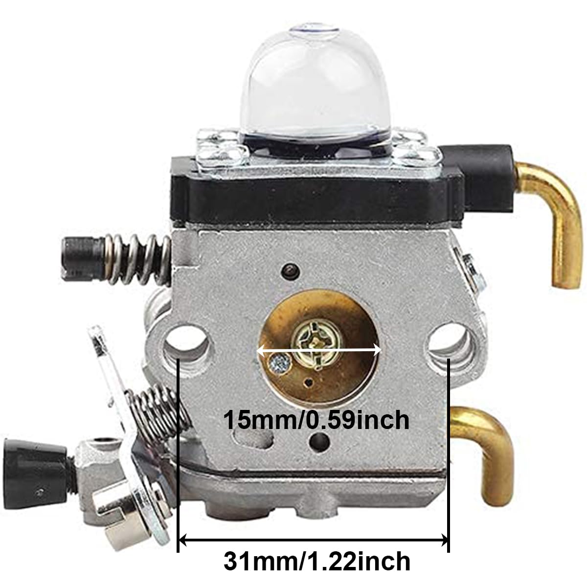 ZAMDOE Carburetor Carb for STIHL HS75, HS80, HS85, for ZAMA C1Q-S42C C1QS42C Hedge Trimmer Brush Cutter Engines Carb Replaces 42261200604, with Air Filter, Fuel Filter, Spark Plug, Primer Bulb - Image 2