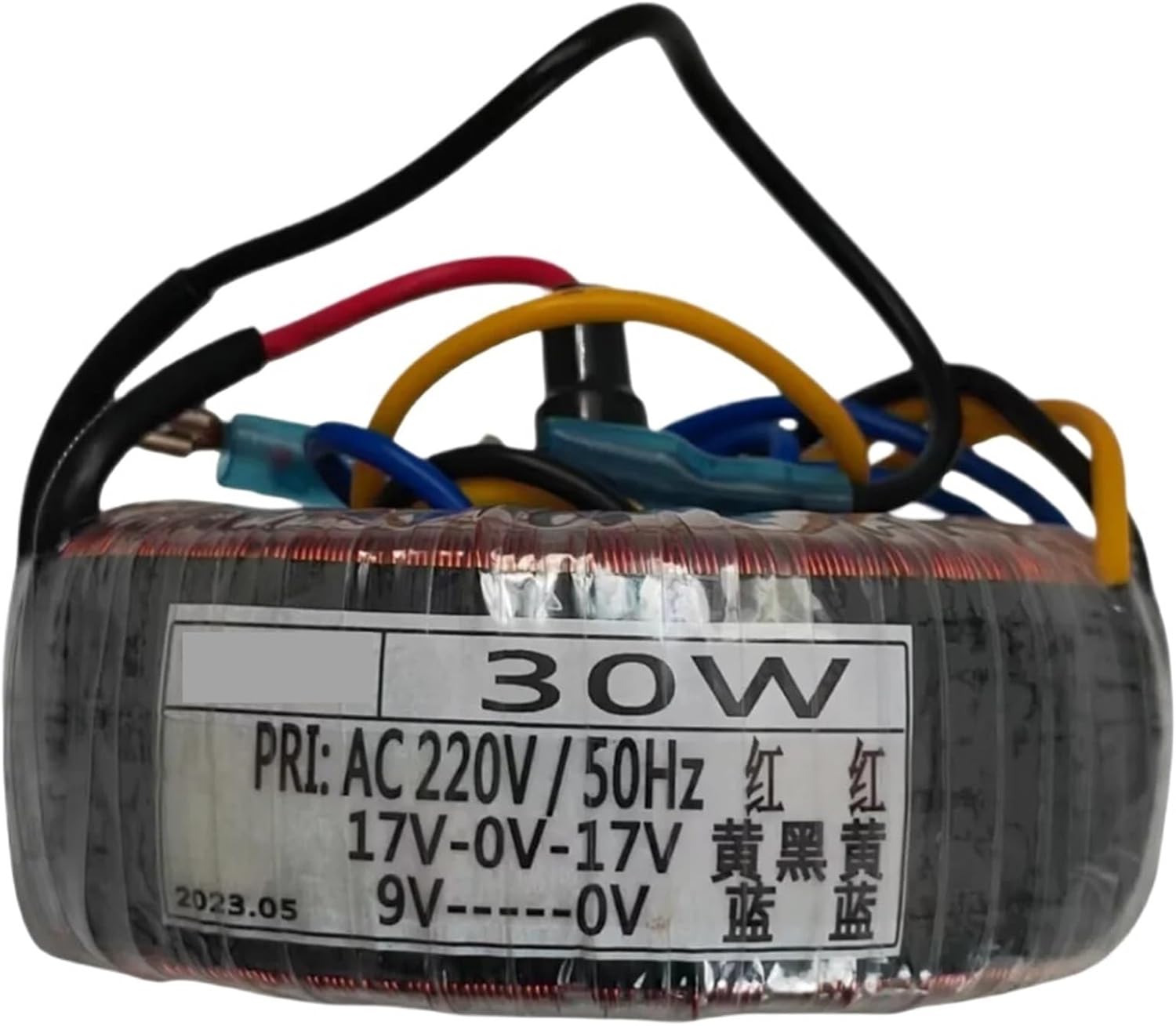 1pc 30W 30VA Toroidal Transformer 220V 50Hz Input 17V-0-17V 9V Output Amplifier Audio X-5 Preamp