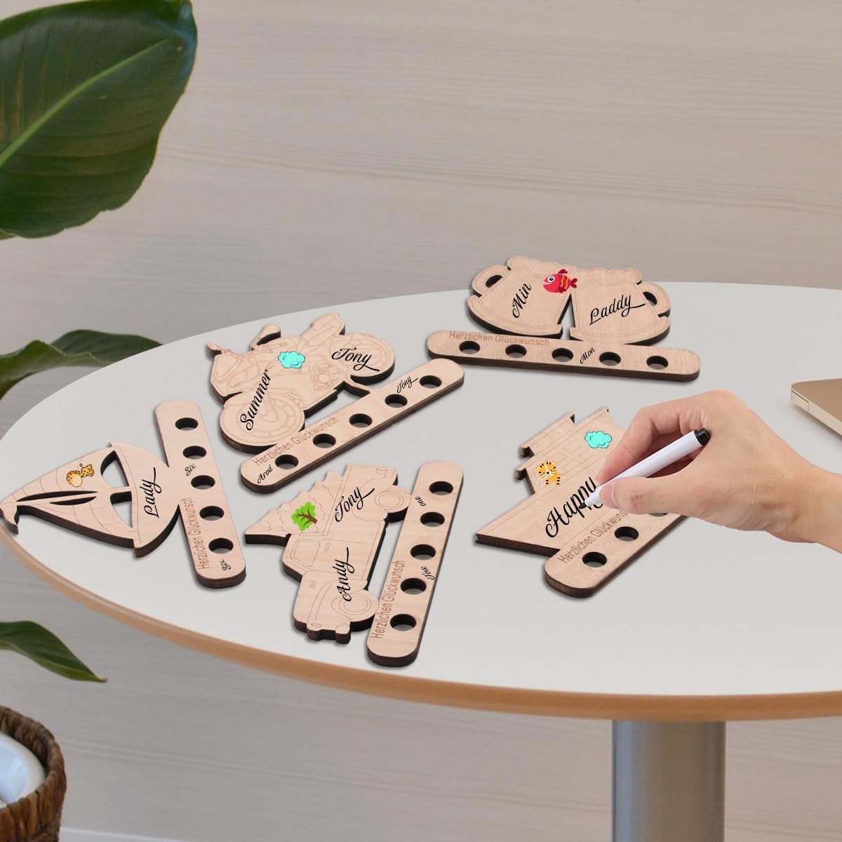 Regalo di denaro in legno per compleanni