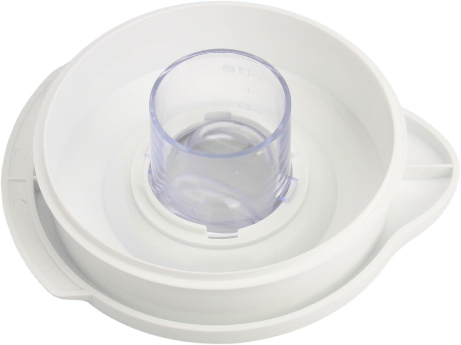 124462-000-805 Glass Blender Jar Lid Replacement 110404-000-805 Fits for Oster Blender Jars that Measure 5 1/2" at the Top -White
