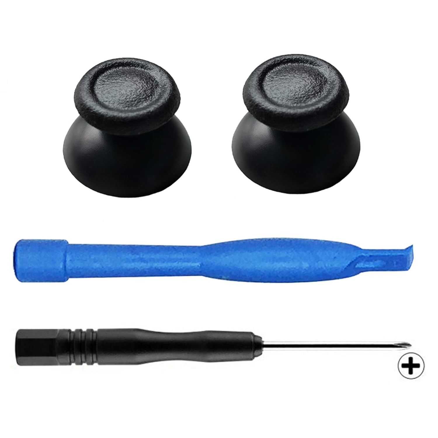 E-MODS GAMING® 2X Replacement Analog Stick Thumbsticks with Tools for PS4 Controller
